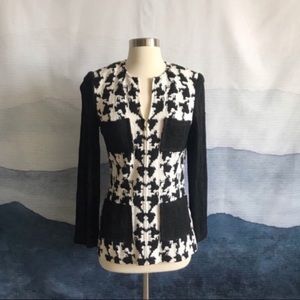 St John Zip Up Jacket Blazer size 4